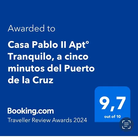 Casa Pablo Ii Aptº Tranquilo, A Cinco Minutos Del Puerto De La Cruz Apartamento